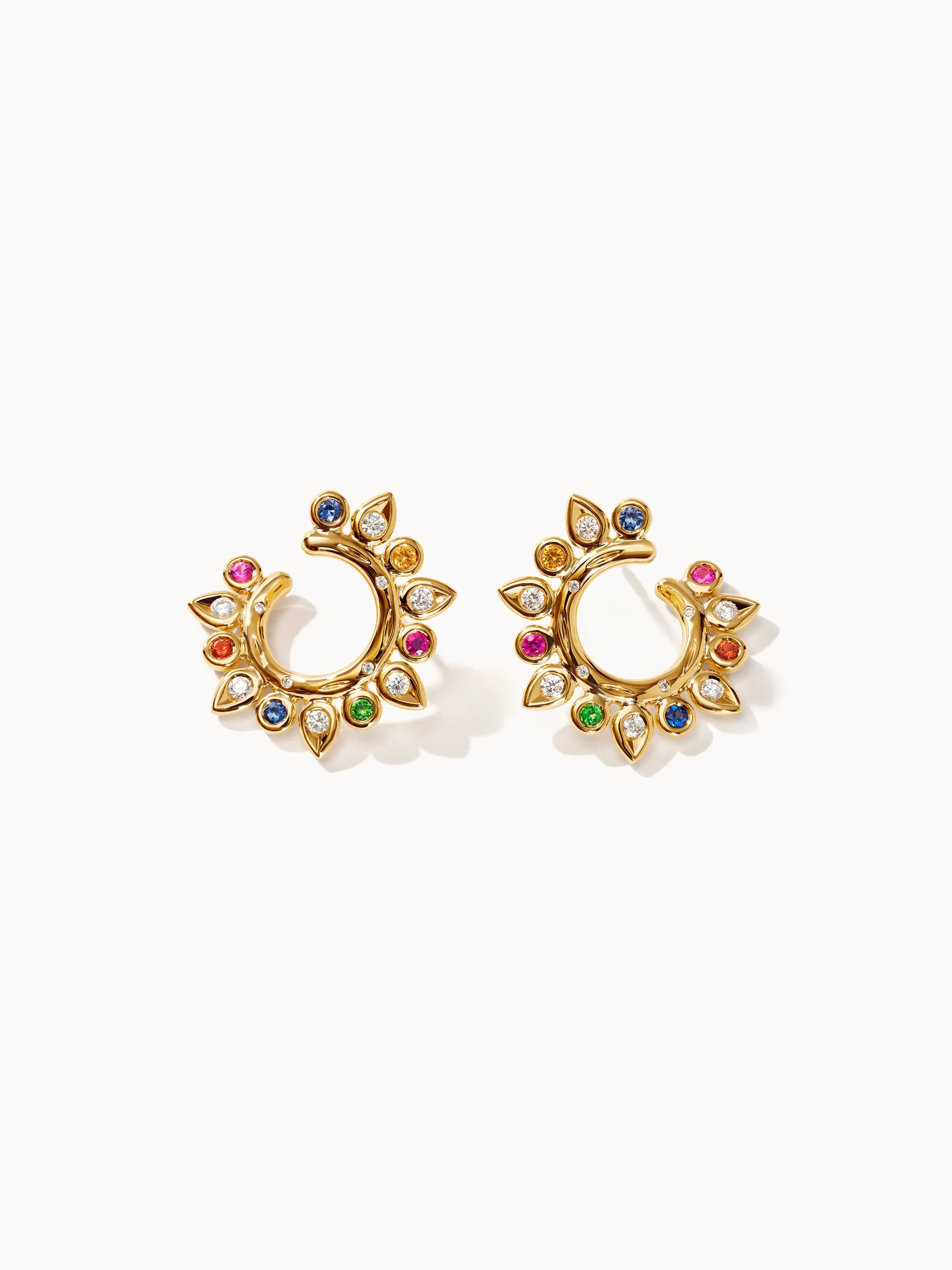 Earrings GYPSY Hoop Sun 'Candy'