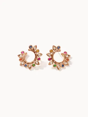 Earrings GYPSY Hoop Sun 'Candy'