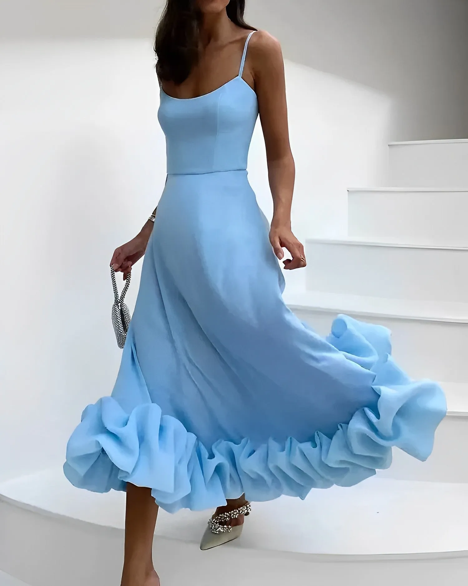 Elena® | Women's midi cocktail dress, elegant and festive