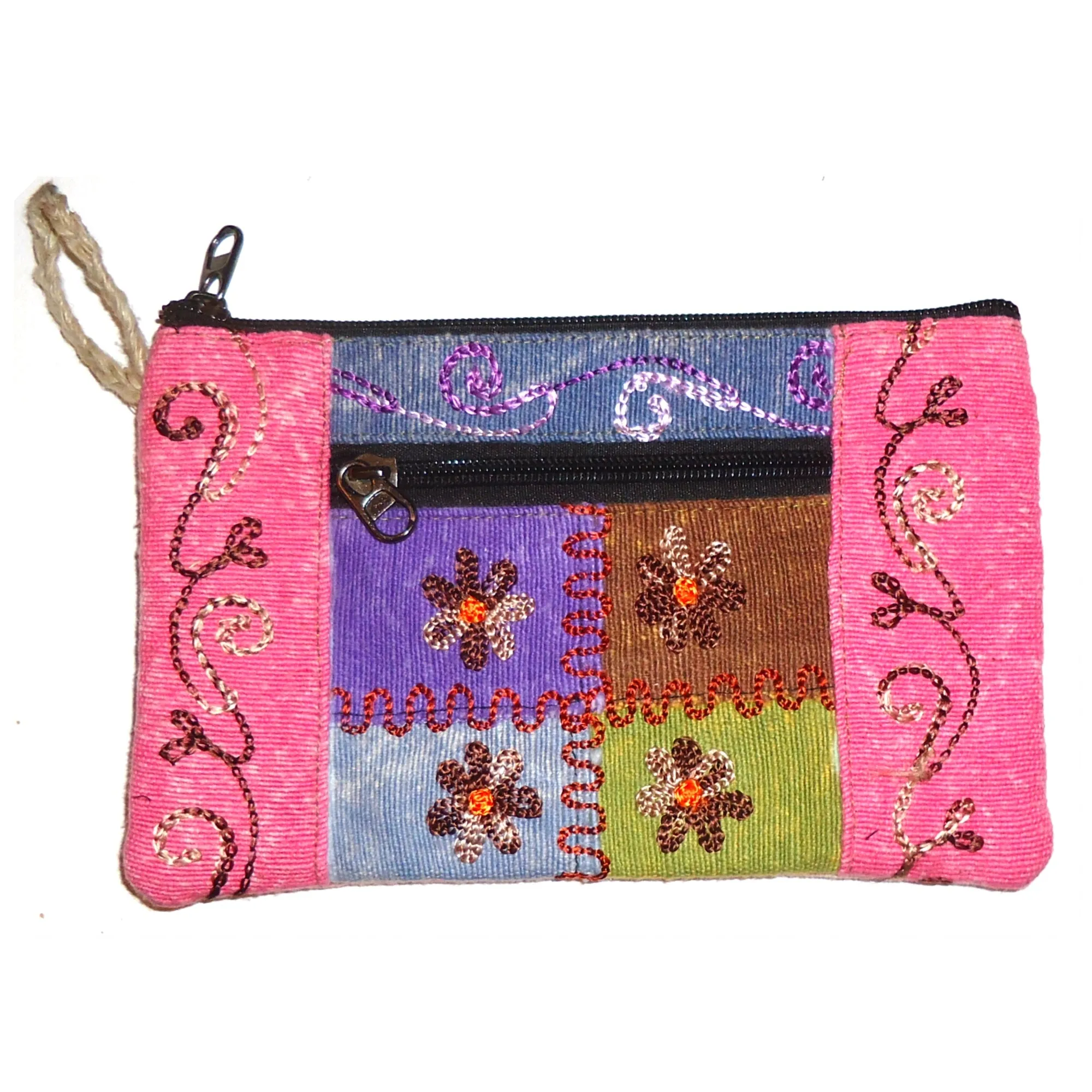 Embroidered Clutch Purse - Large