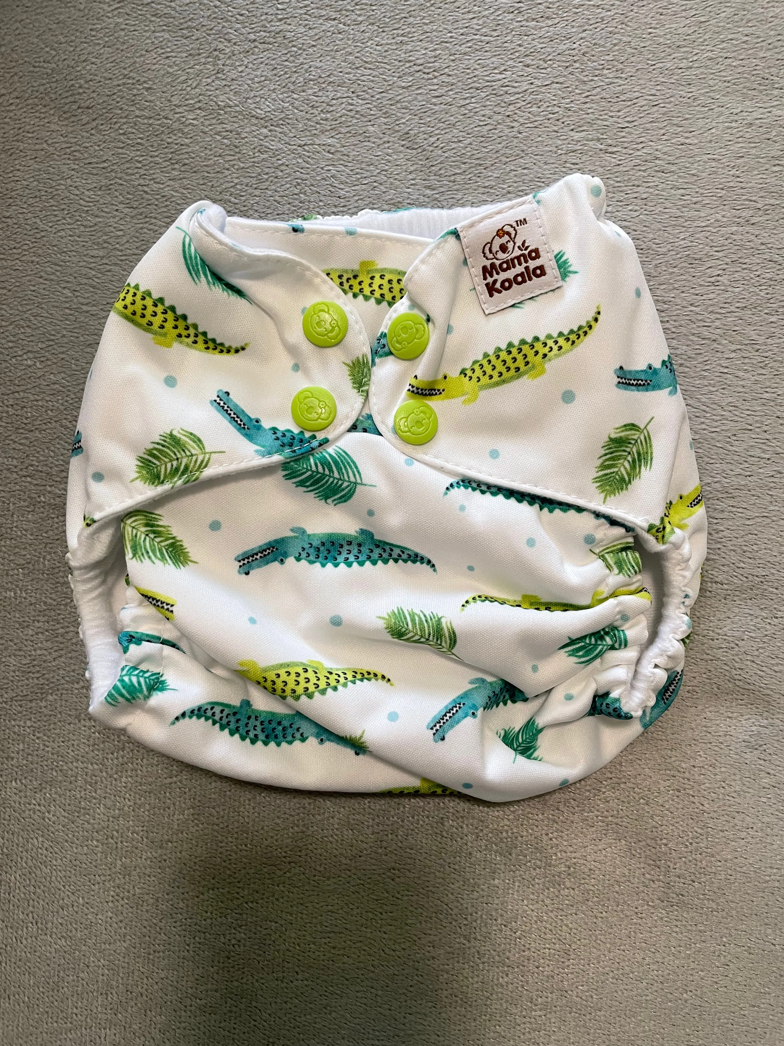 F154-Alligators-Mama Koala Pocket Diaper 1.0