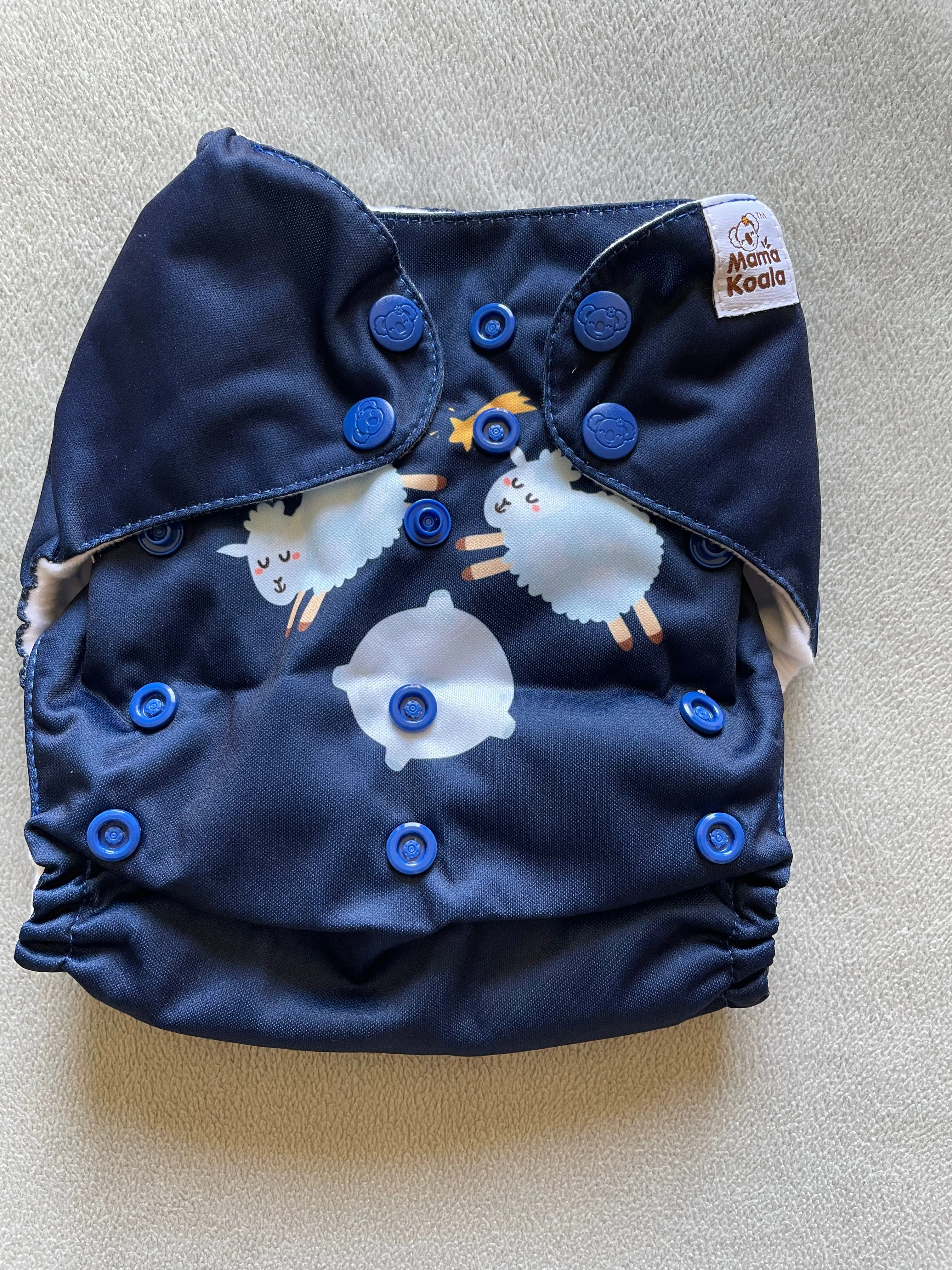F182-Elephant and sheep-Mama Koala Pocket Diaper 1.0