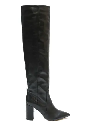 Fabio Rusconi Women's Black Leather Long Boot, Style name NYDI-OSS  40% off
