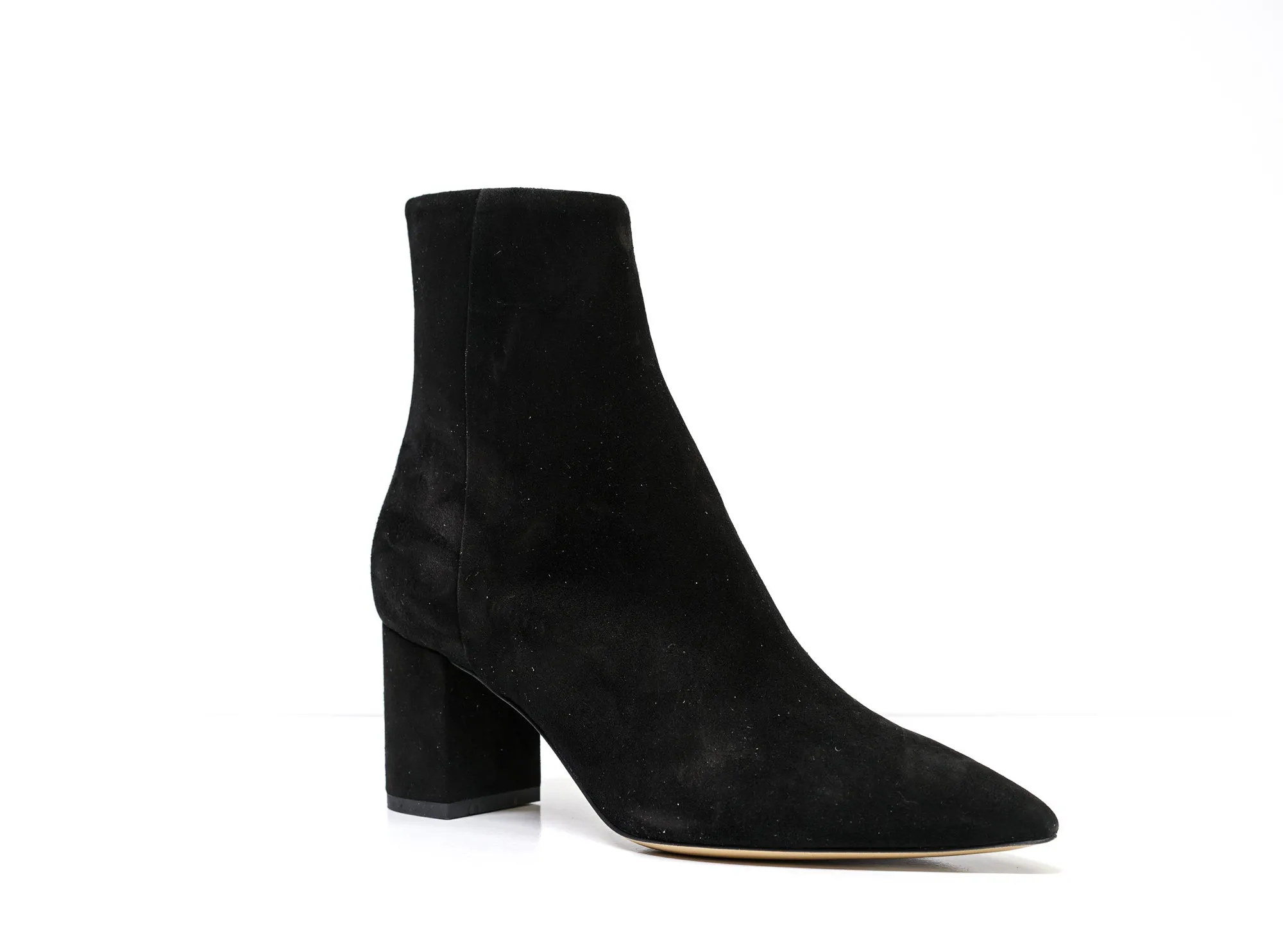 Fabio Rusconi Women's Black Suede Ankle Boot Zara-Cig  40% OFF
