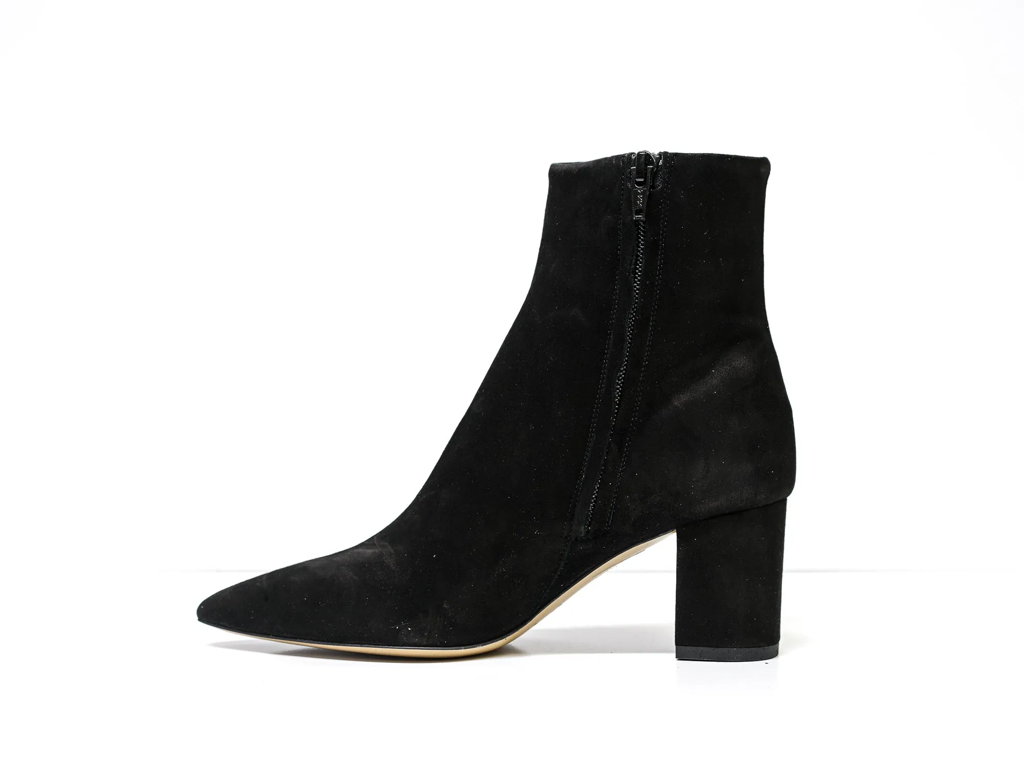 Fabio Rusconi Women's Black Suede Ankle Boot Zara-Cig  40% OFF