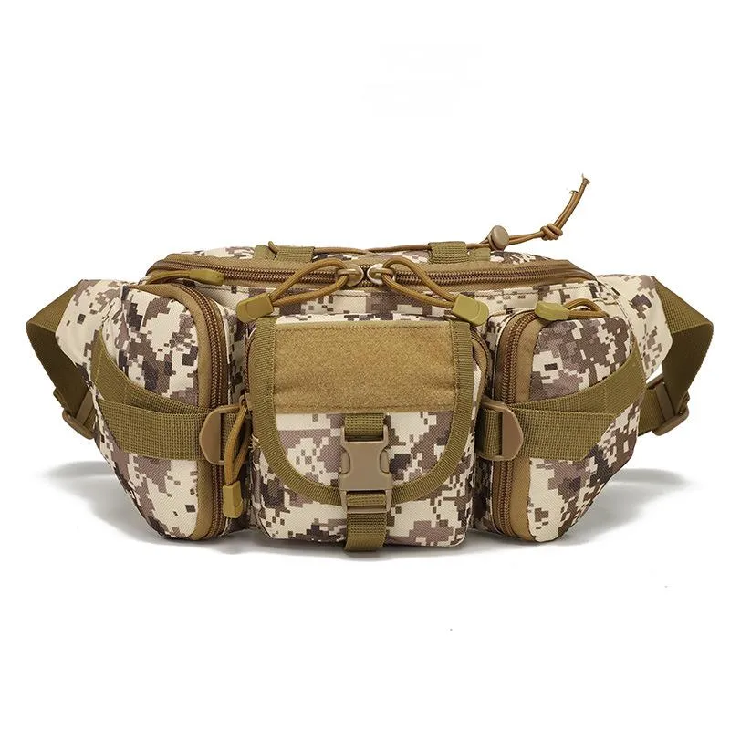 Fashion Multi-Pocket Waterproof Outdoor Sport Camouflage Waist Bag