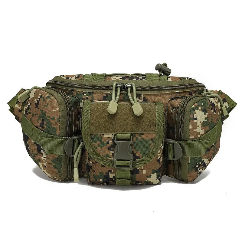 Fashion Multi-Pocket Waterproof Outdoor Sport Camouflage Waist Bag
