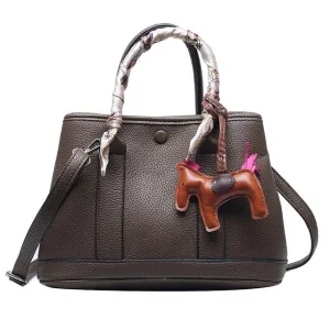 Fashion purses and handbags large capacity PU leather silk scarf accessories women's handbag bags for women 2021 sac a main