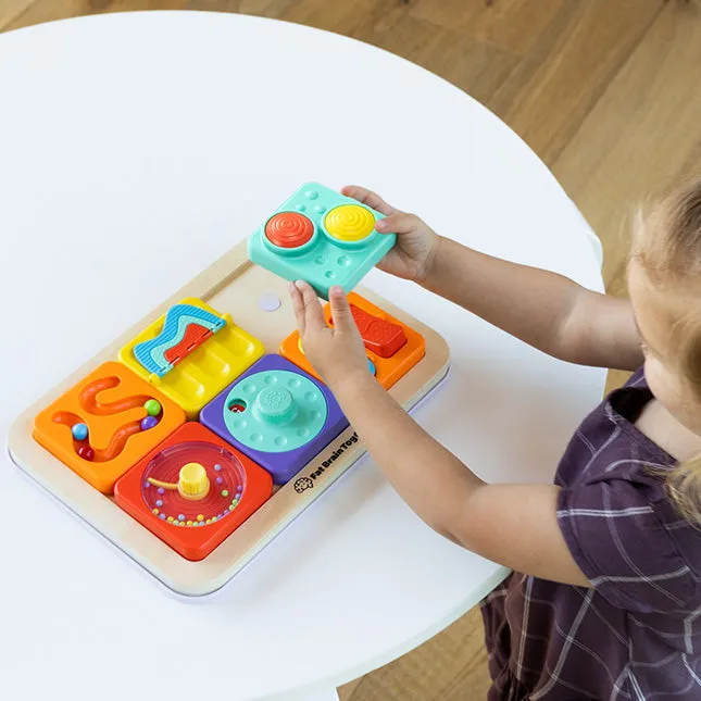 Fat Brain Toy - Play Tab 3pk Tiles - Gear, Picture Changer, and Squeaker