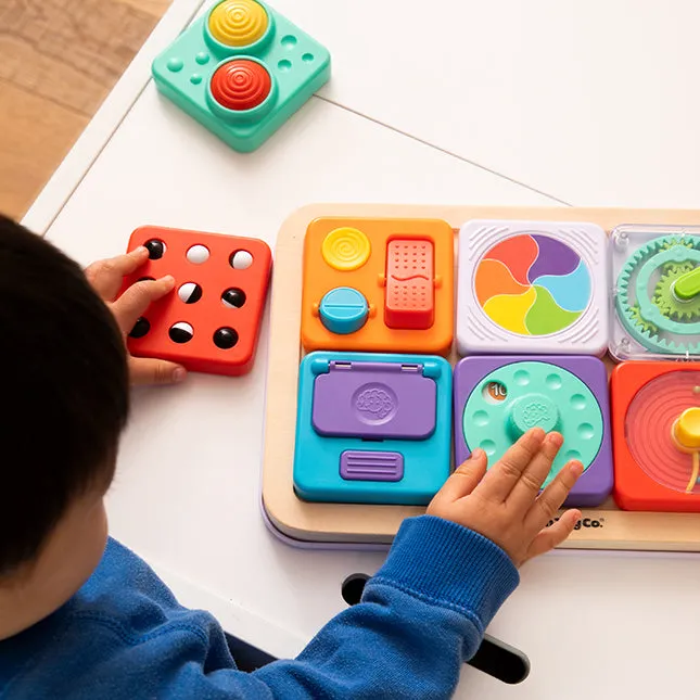 Fat Brain Toy - Play Tab 3pk Tiles - Gear, Picture Changer, and Squeaker