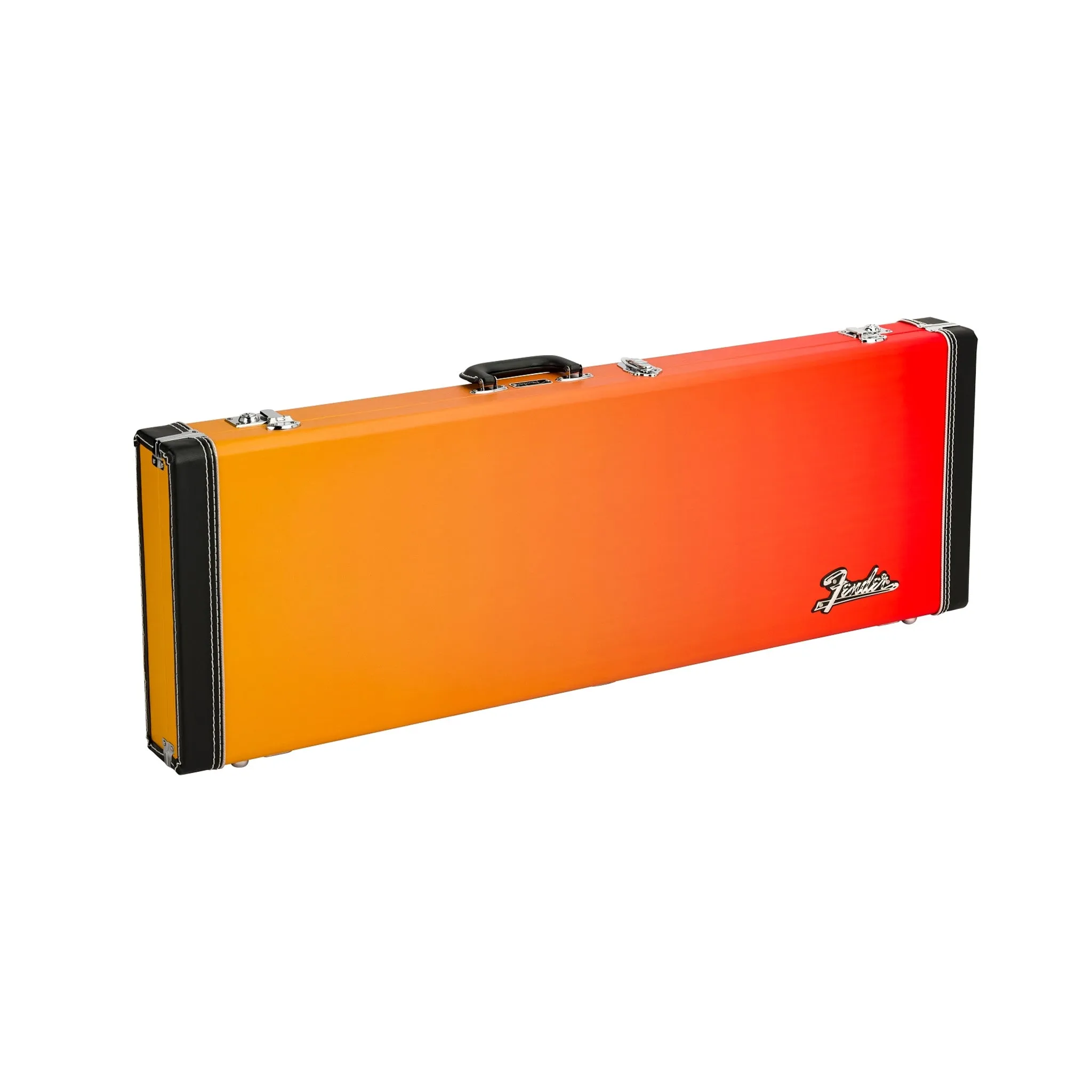 Fender Deluxe Ombré Stratocaster/Telecaster Guitar Case, Tequila Sunrise