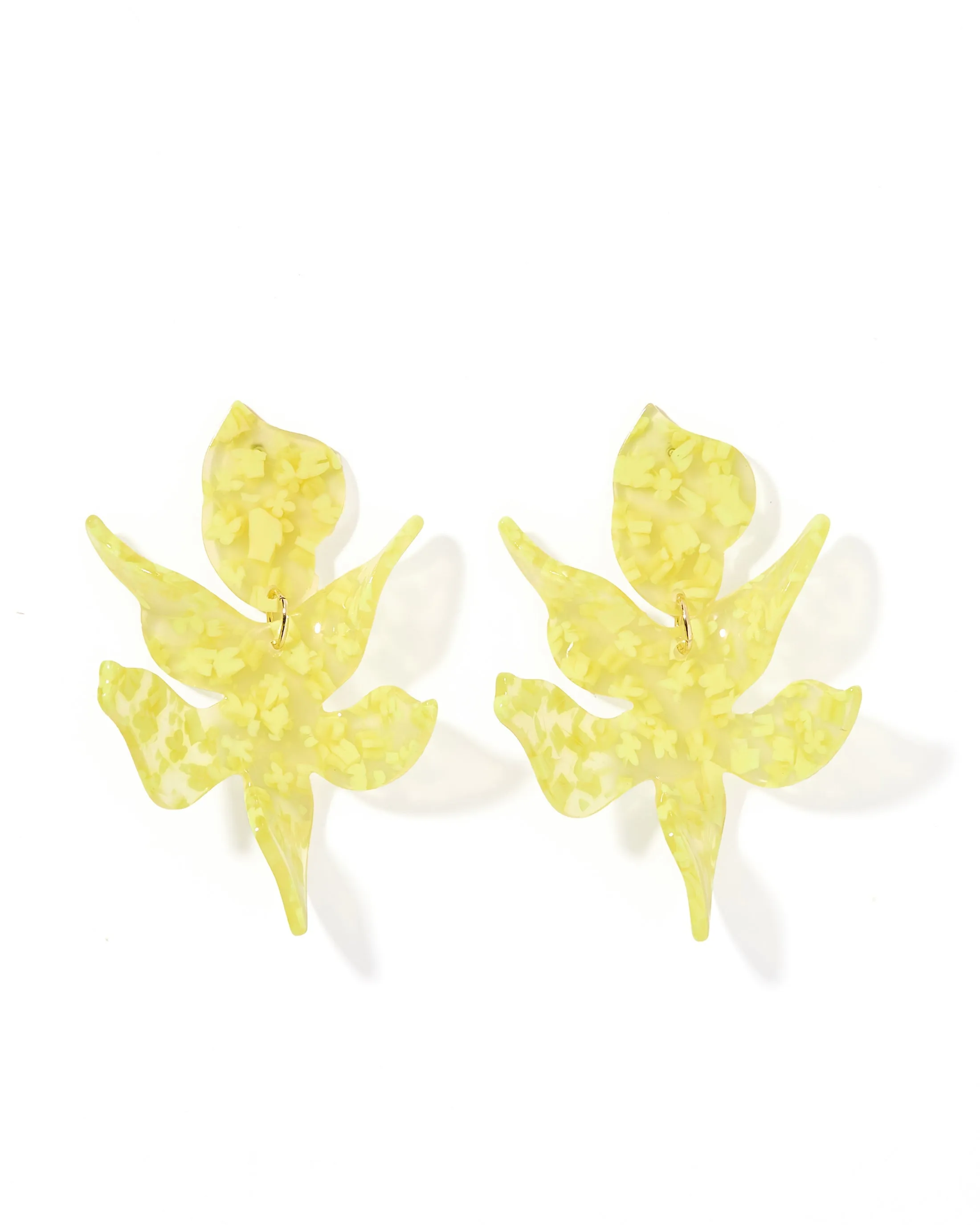 Flora Statement Earrings - Sunshine Yellow