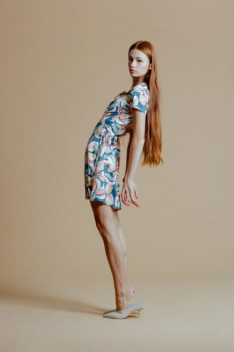 Floral Wrap Dress