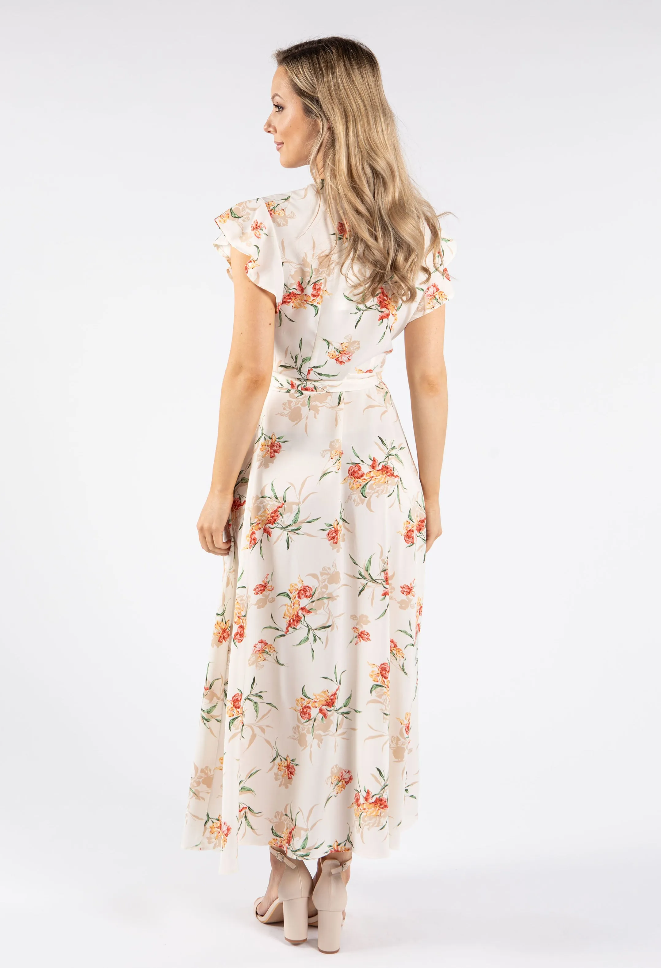Floral Wrap Maxi Dress