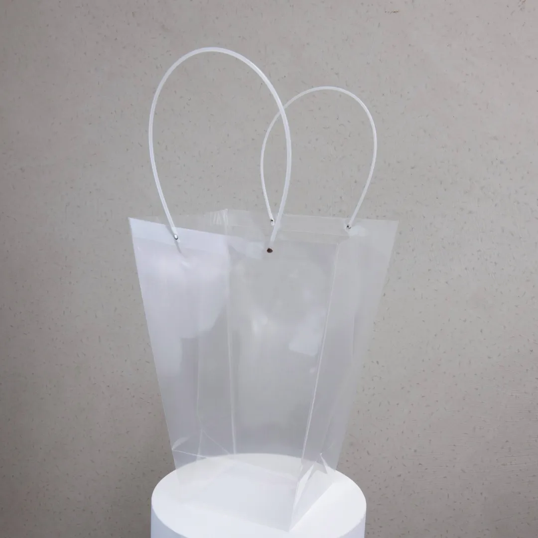 Flower Carry Bag Gift Bag Tapered Gift Bag Clear Pack 10 (39x19x47cmH)