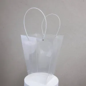 Flower Carry Bag Gift Bag Tapered Gift Bag Clear Pack 10 (39x19x47cmH)