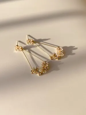 Flower Drop Earring