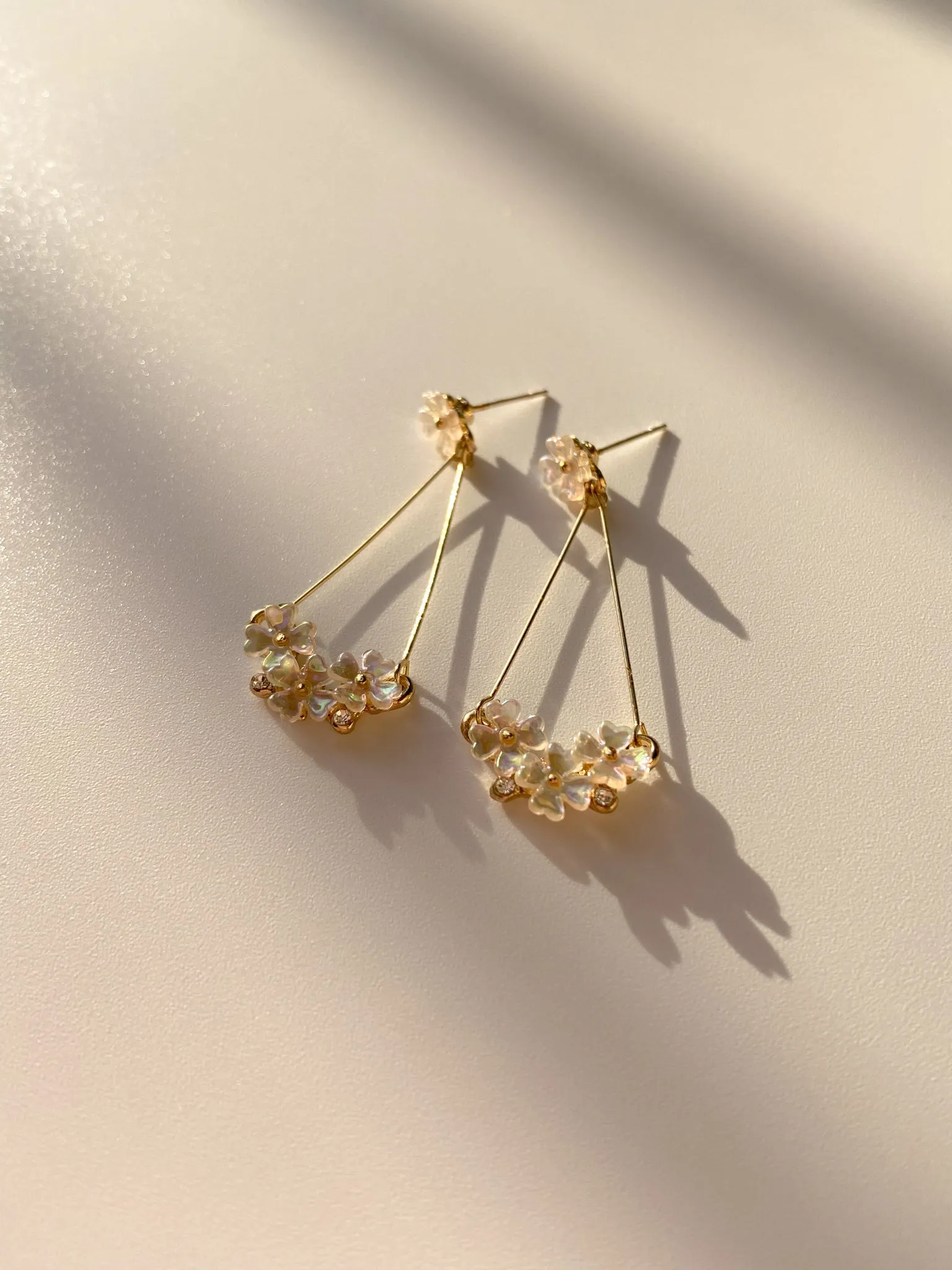 Flower Drop Earring
