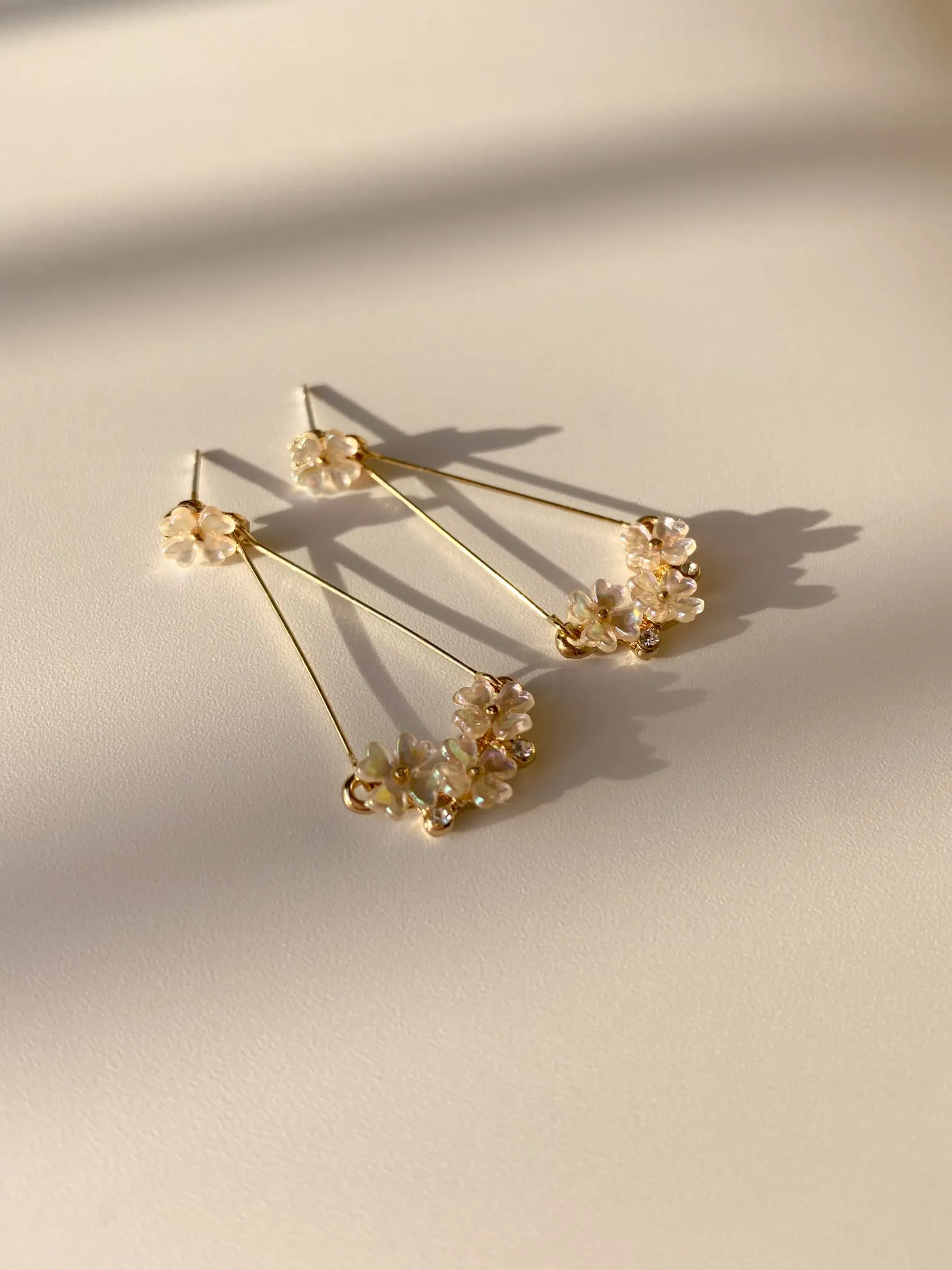 Flower Drop Earring