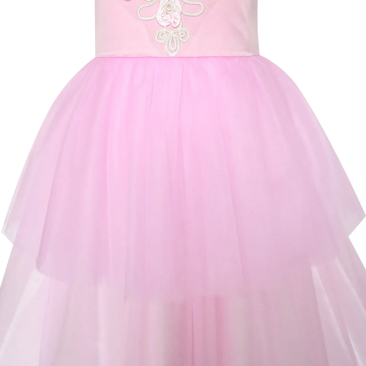 Flower Girls Dress Dancing Ball Gown Princess Party Size 6-14 Years