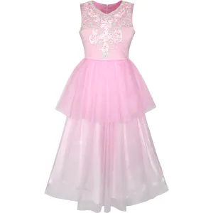 Flower Girls Dress Dancing Ball Gown Princess Party Size 6-14 Years