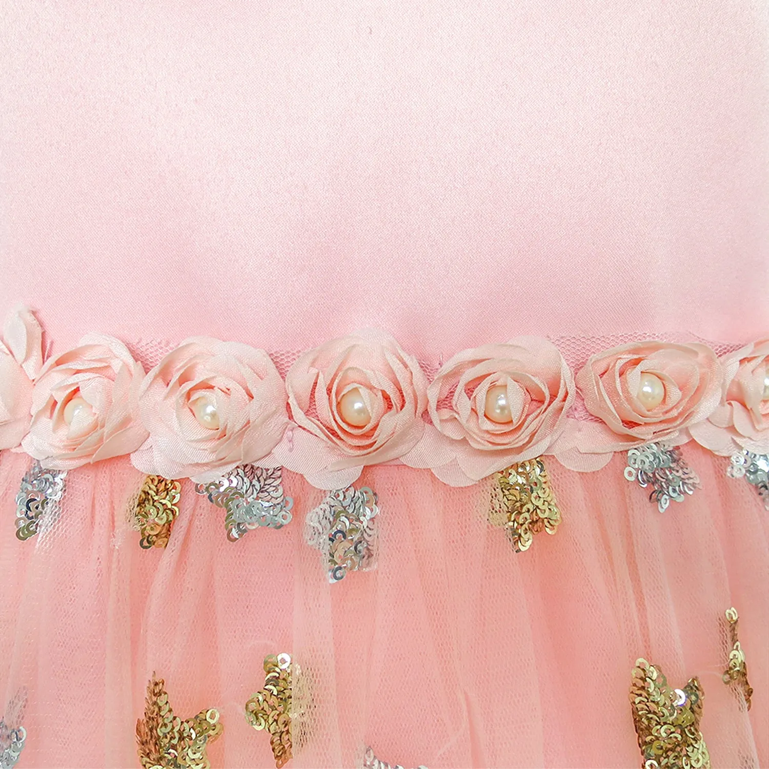 Flower Girls Dress Dancing Ball Gown Princess Party Size 6-14 Years