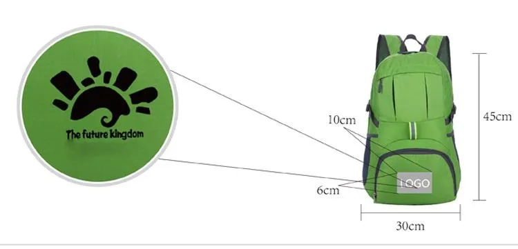 Foldable Waterproof Backpack with Multi-Compartment
