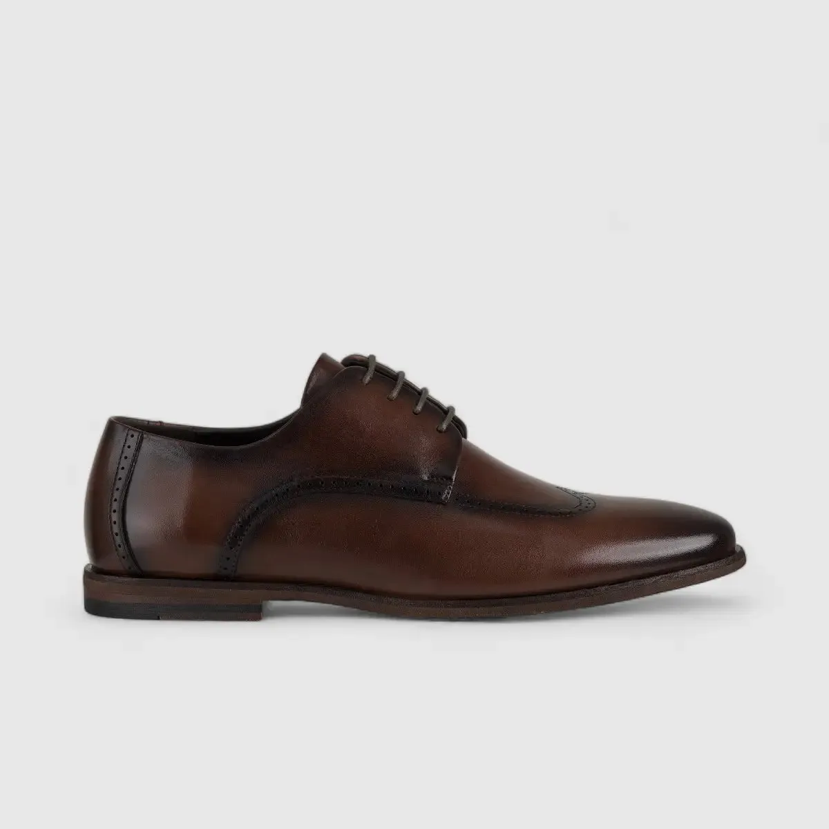 Formales Chunky Sole Oxfords Brown 175-A78