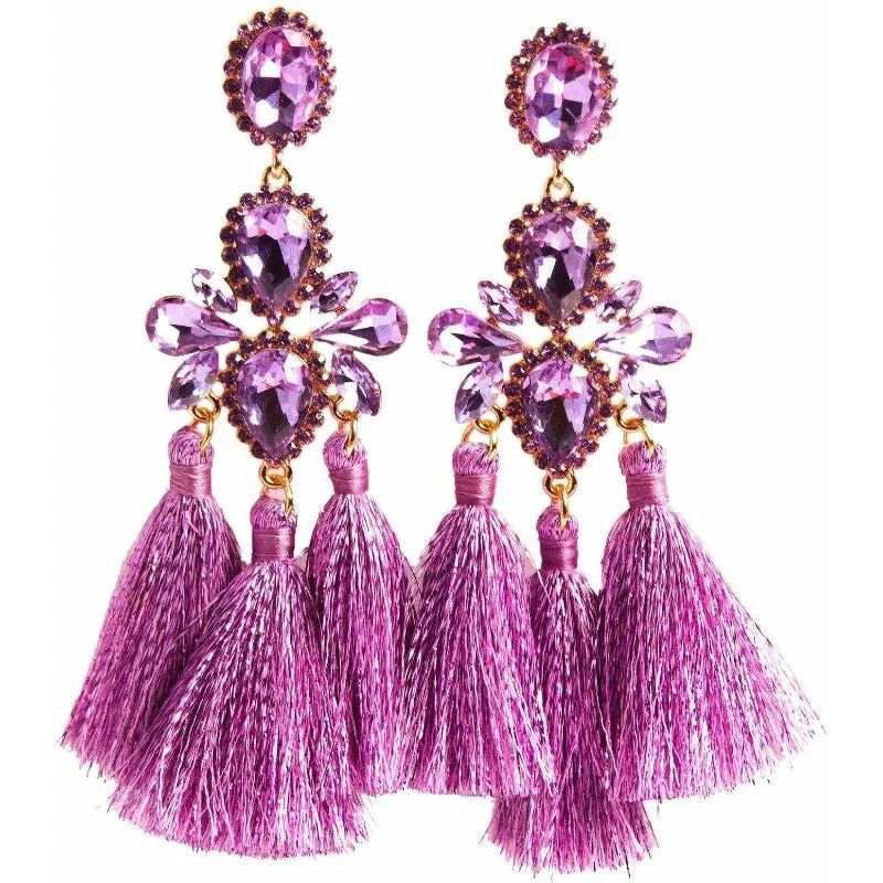 FRINGE BENEFITS TASSEL EARRINGS