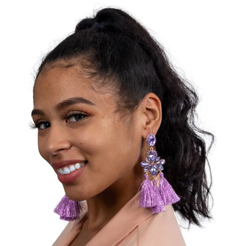 FRINGE BENEFITS TASSEL EARRINGS