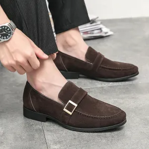 FusionFit Herren Loafer mit Schleife und spitzem Design