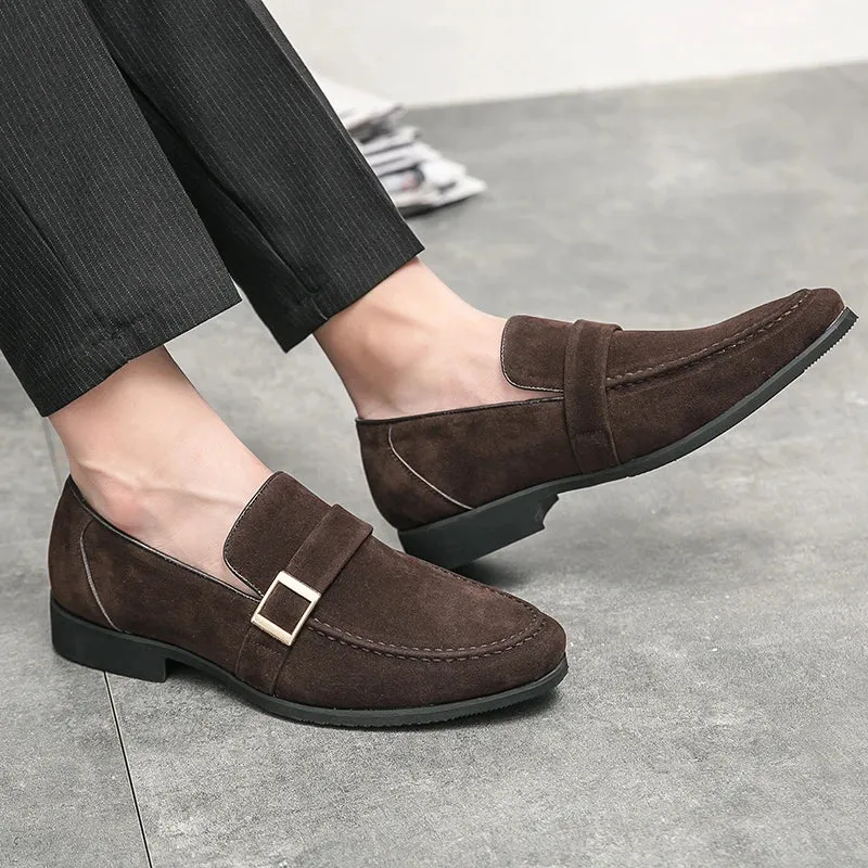 FusionFit Herren Loafer mit Schleife und spitzem Design