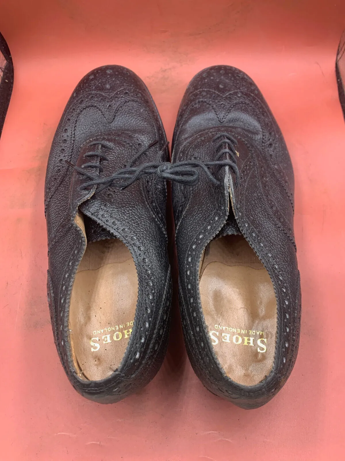 Genuine British Army Scottish Highland Regiment Dress Shoes Brogues - Size UK 10