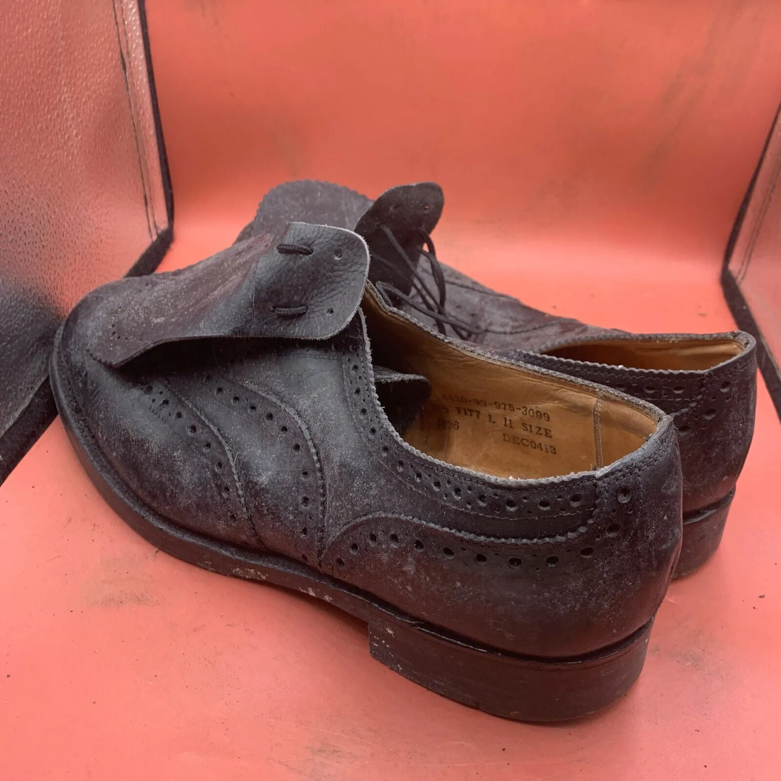 Genuine British Army Scottish Highland Regiment Dress Shoes Brogues - Size UK 11