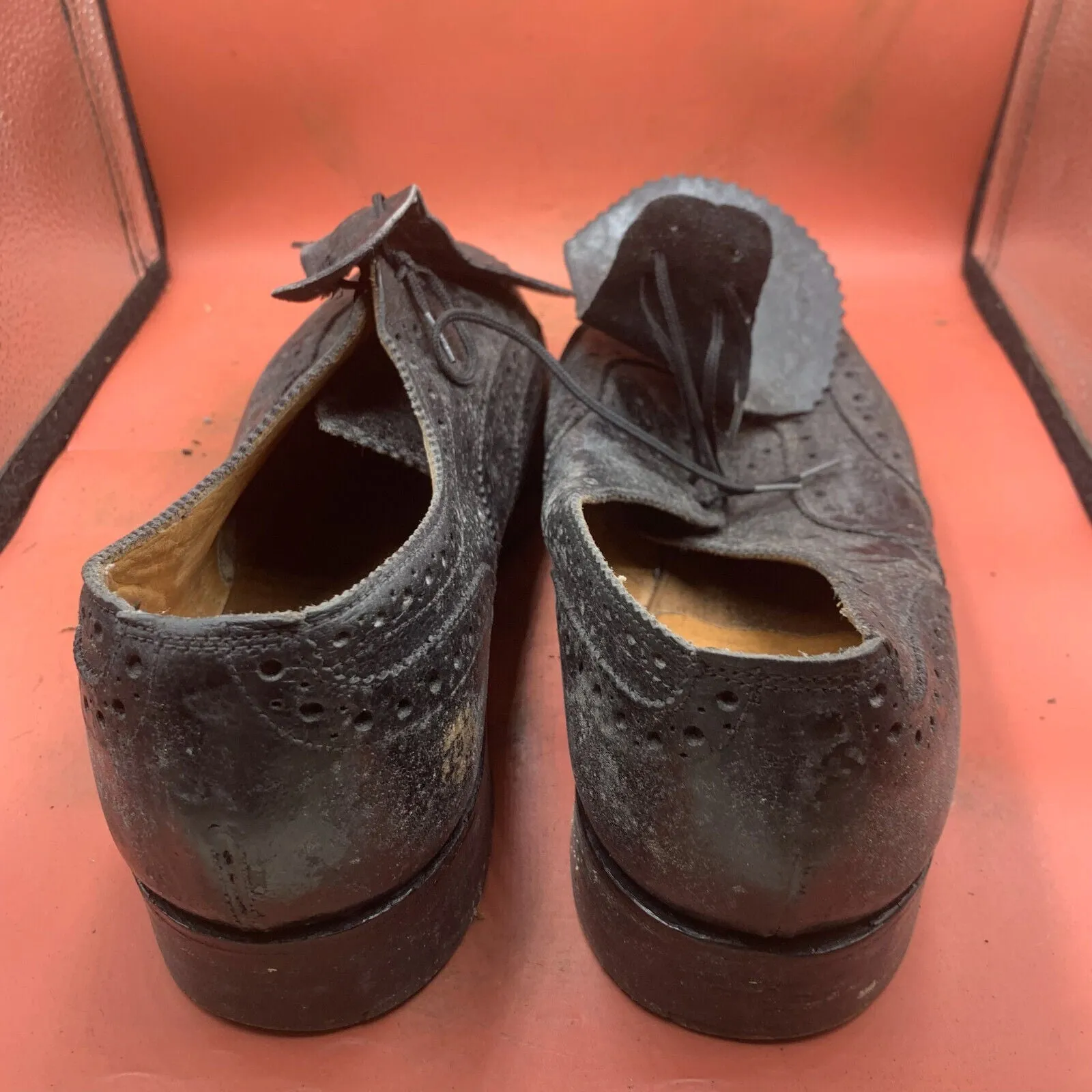 Genuine British Army Scottish Highland Regiment Dress Shoes Brogues - Size UK 11