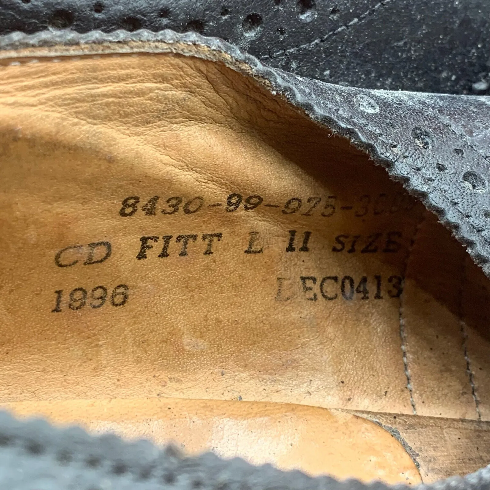 Genuine British Army Scottish Highland Regiment Dress Shoes Brogues - Size UK 11