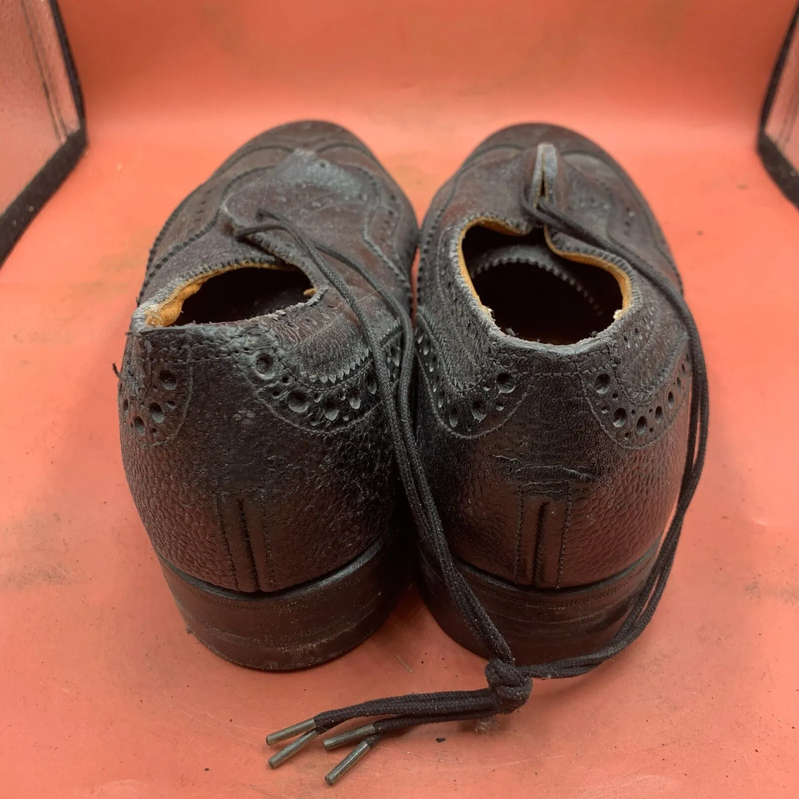 Genuine British Army Scottish Highland Regiment Dress Shoes Brogues - Size UK 5M