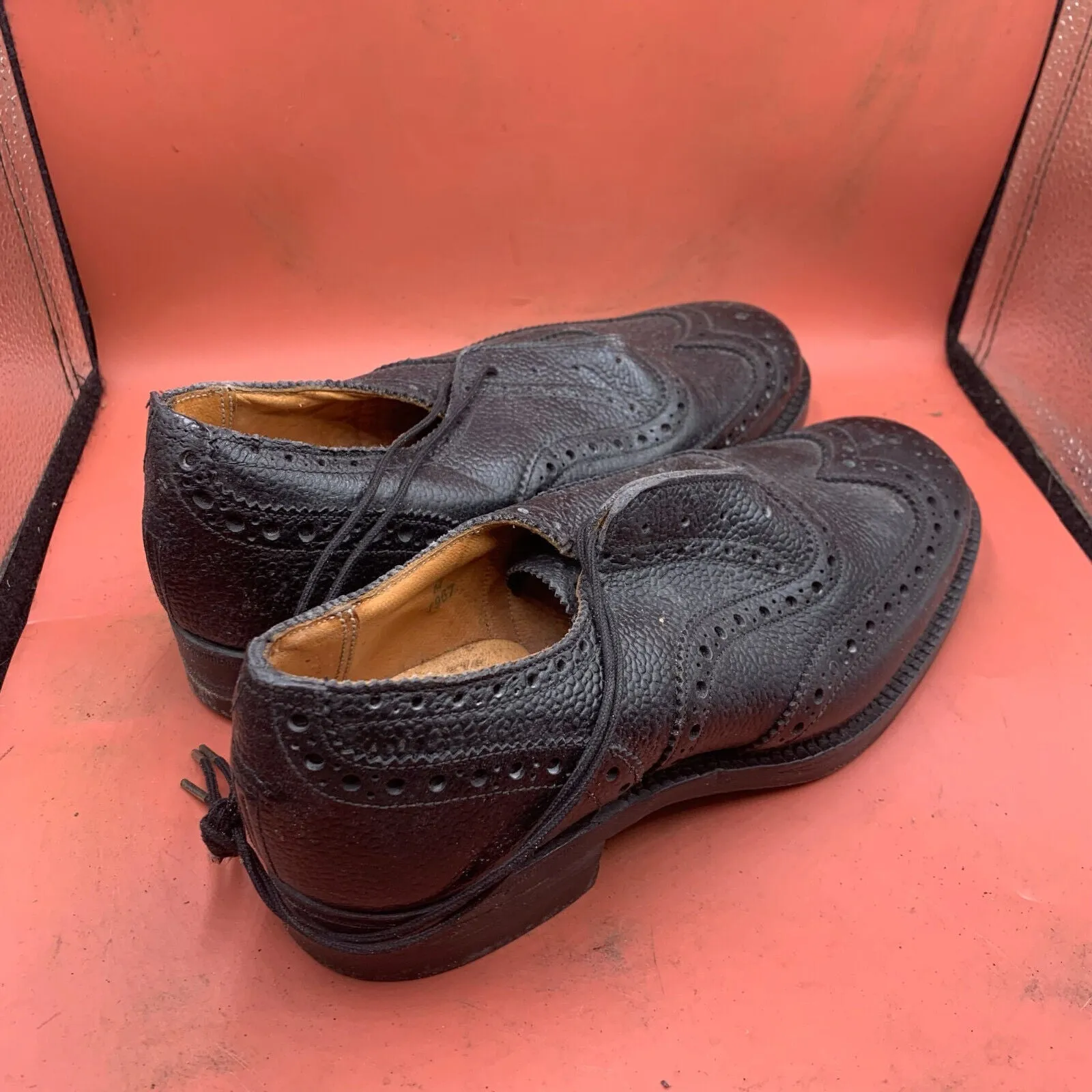 Genuine British Army Scottish Highland Regiment Dress Shoes Brogues - Size UK 5M