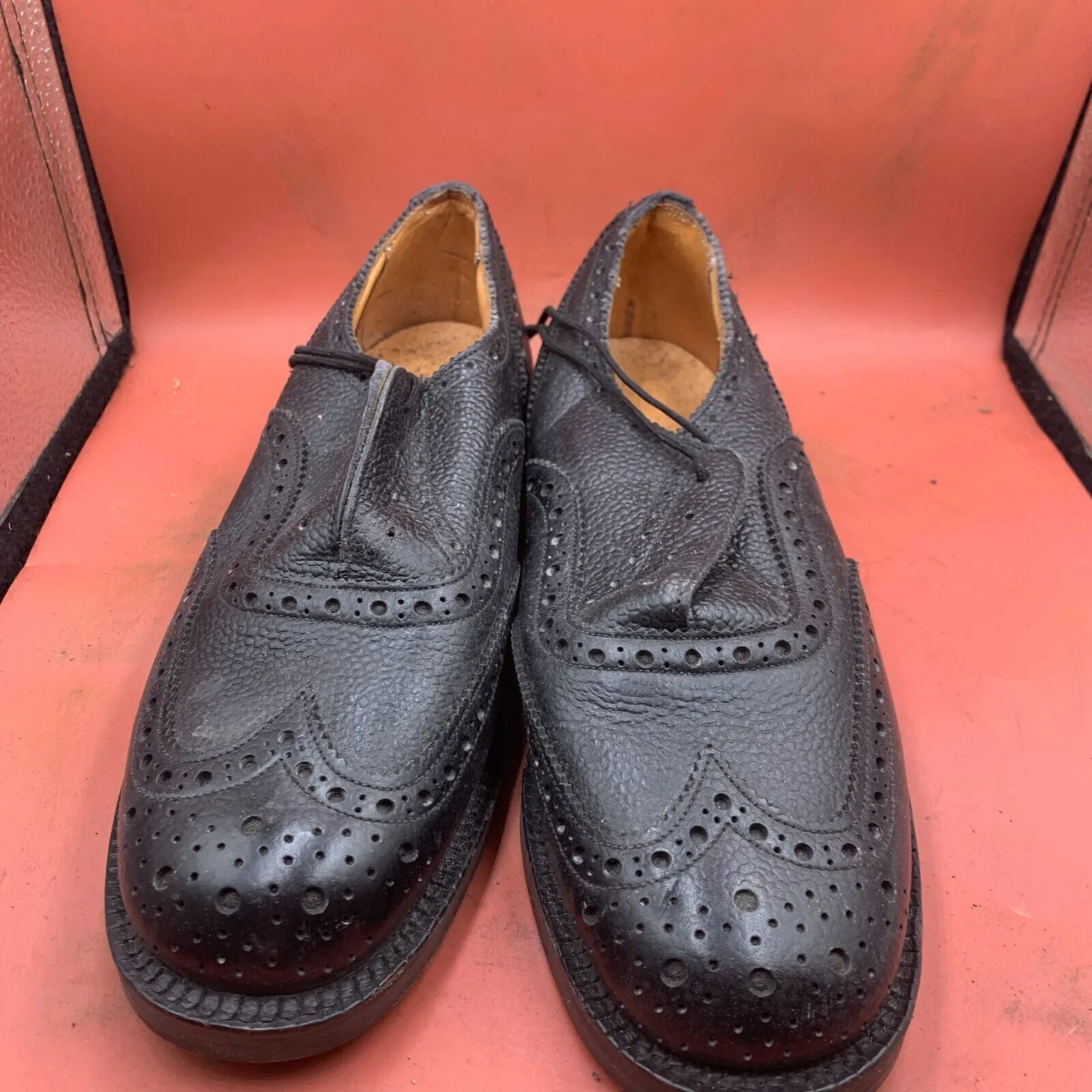 Genuine British Army Scottish Highland Regiment Dress Shoes Brogues - Size UK 5M