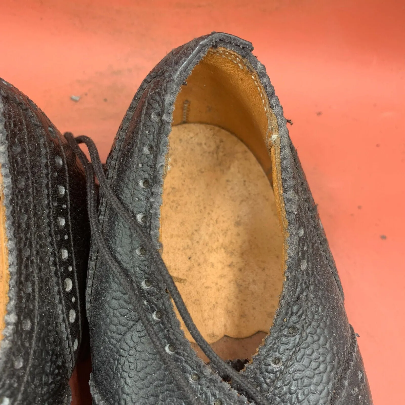 Genuine British Army Scottish Highland Regiment Dress Shoes Brogues - Size UK 5M