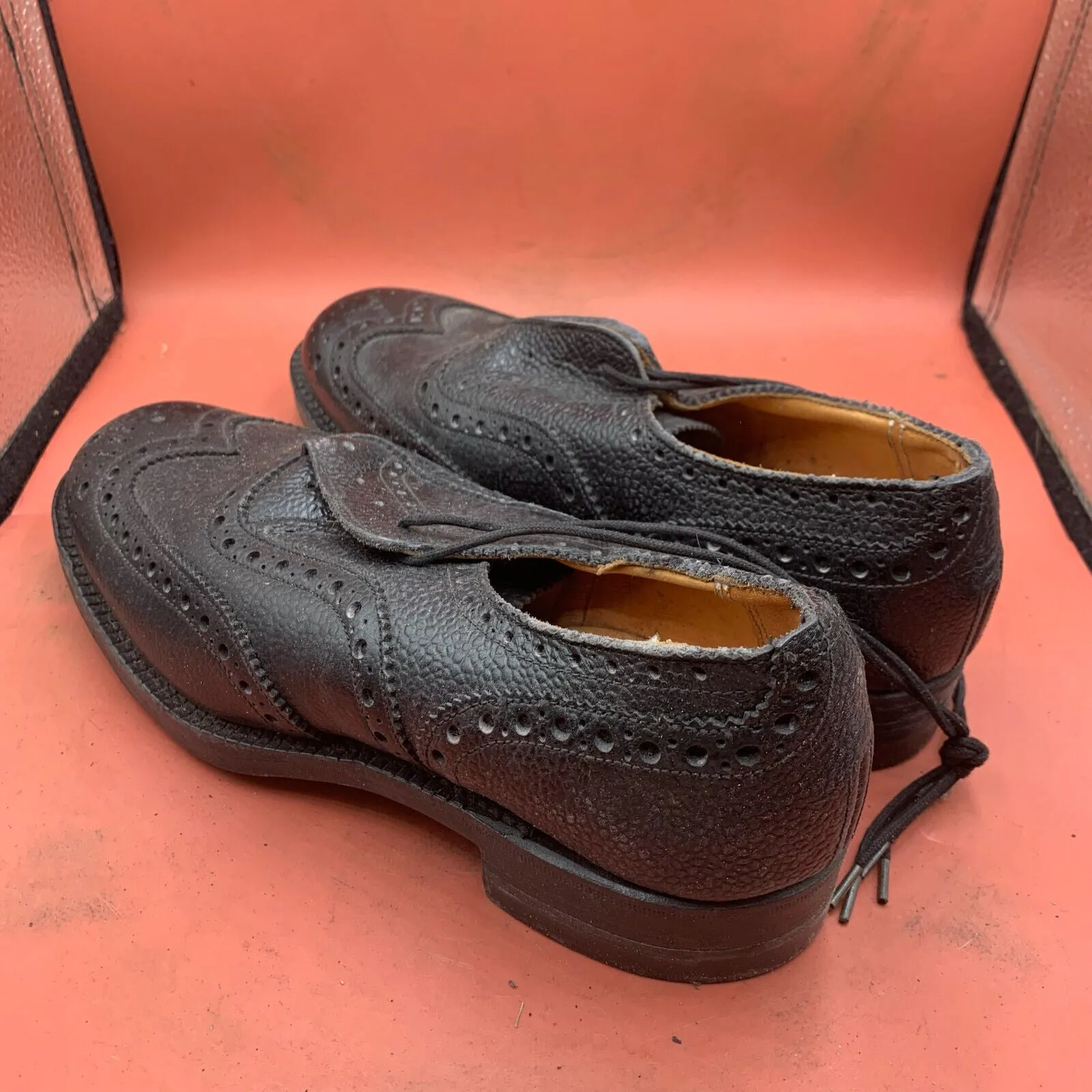 Genuine British Army Scottish Highland Regiment Dress Shoes Brogues - Size UK 5M