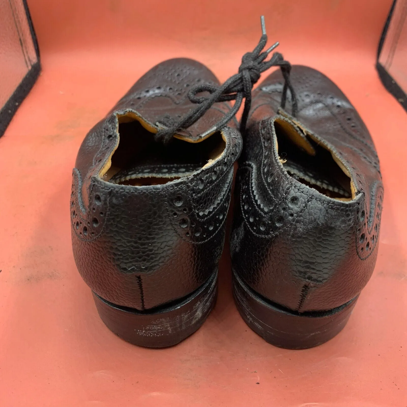 Genuine British Army Scottish Highland Regiment Dress Shoes Brogues - Size UK 6L