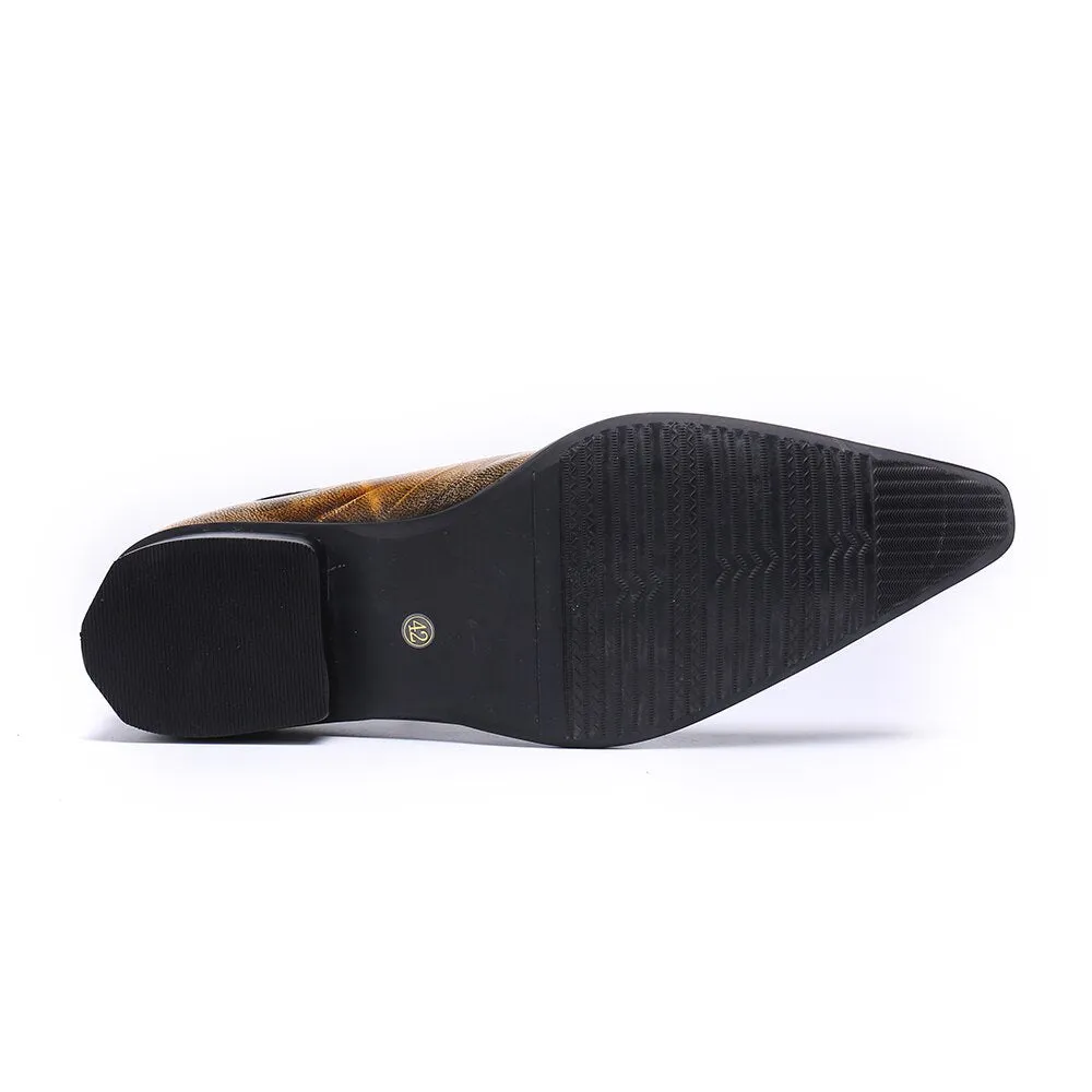 Genuine Leather Pointed Toe Men Dress Shoes