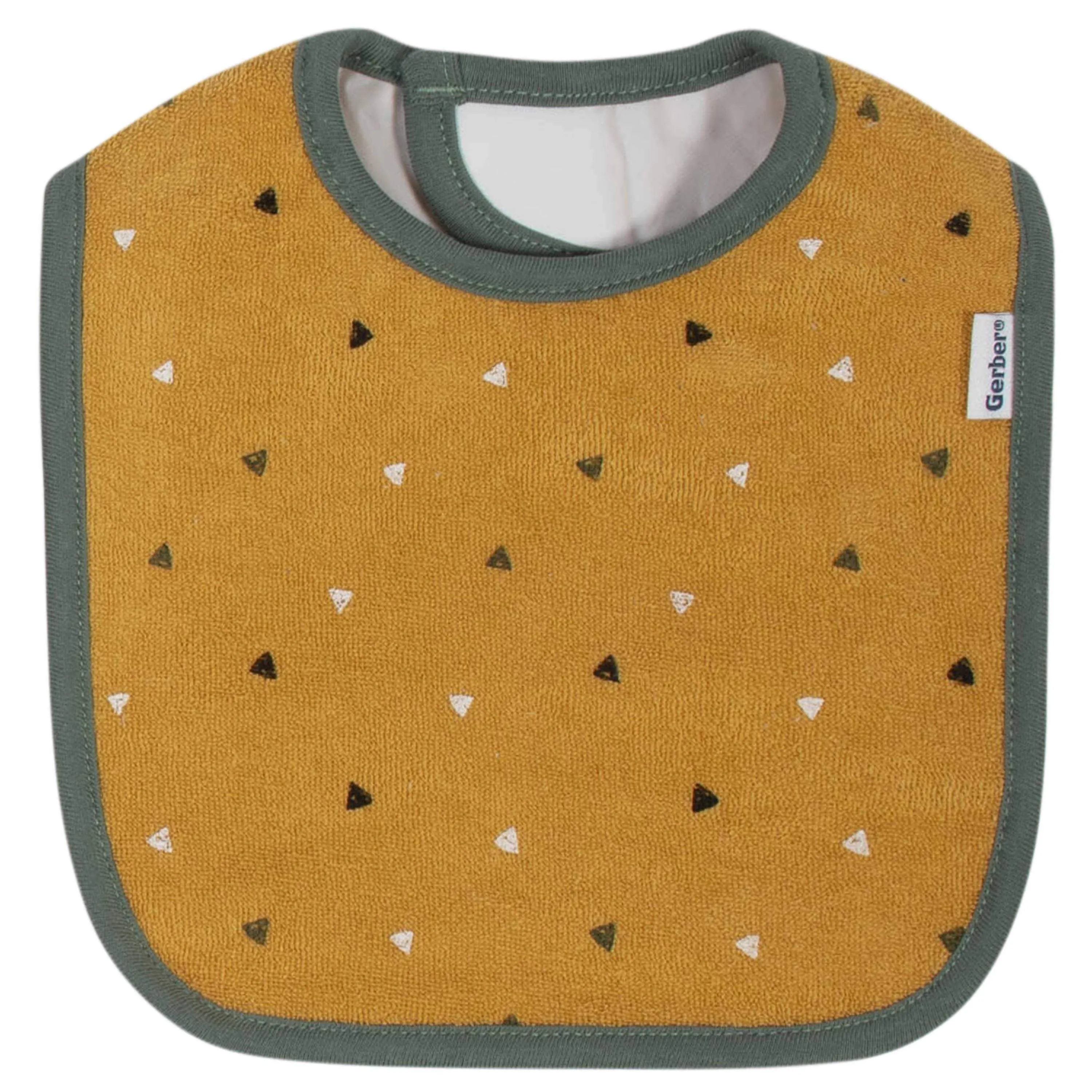 Gerber® 3-Pack Baby Boys Tiger Terry Bibs