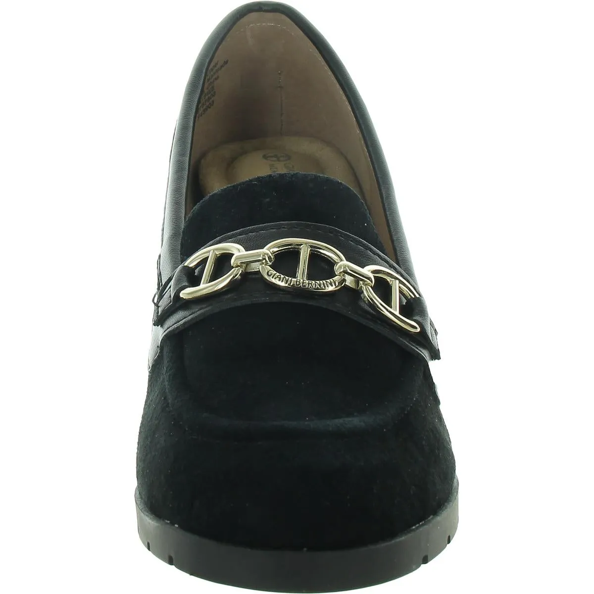 Giani Bernini Womens Patsiee Faux Suede Loafer Block Heels
