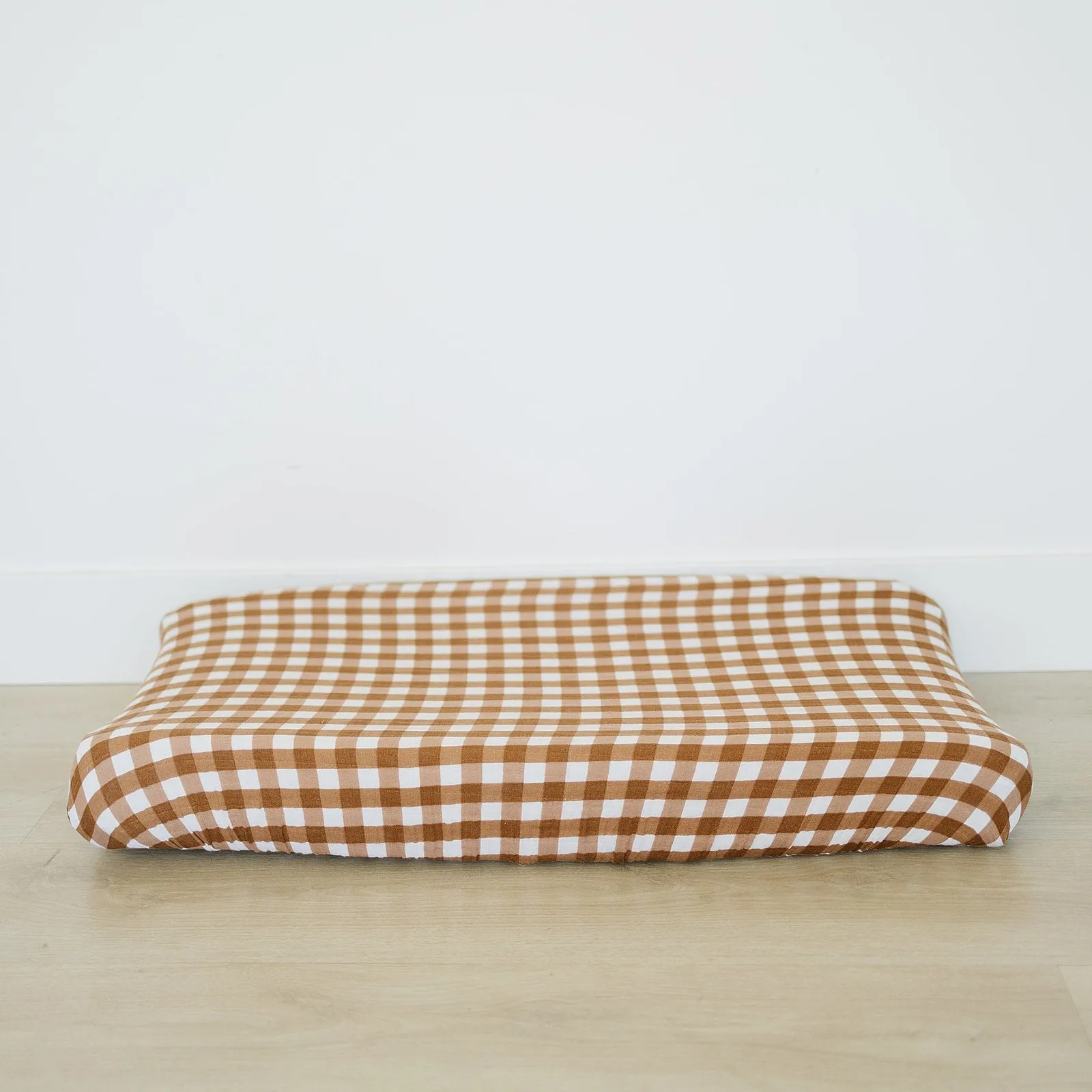 Gingham Muslin Changing Pad Cover