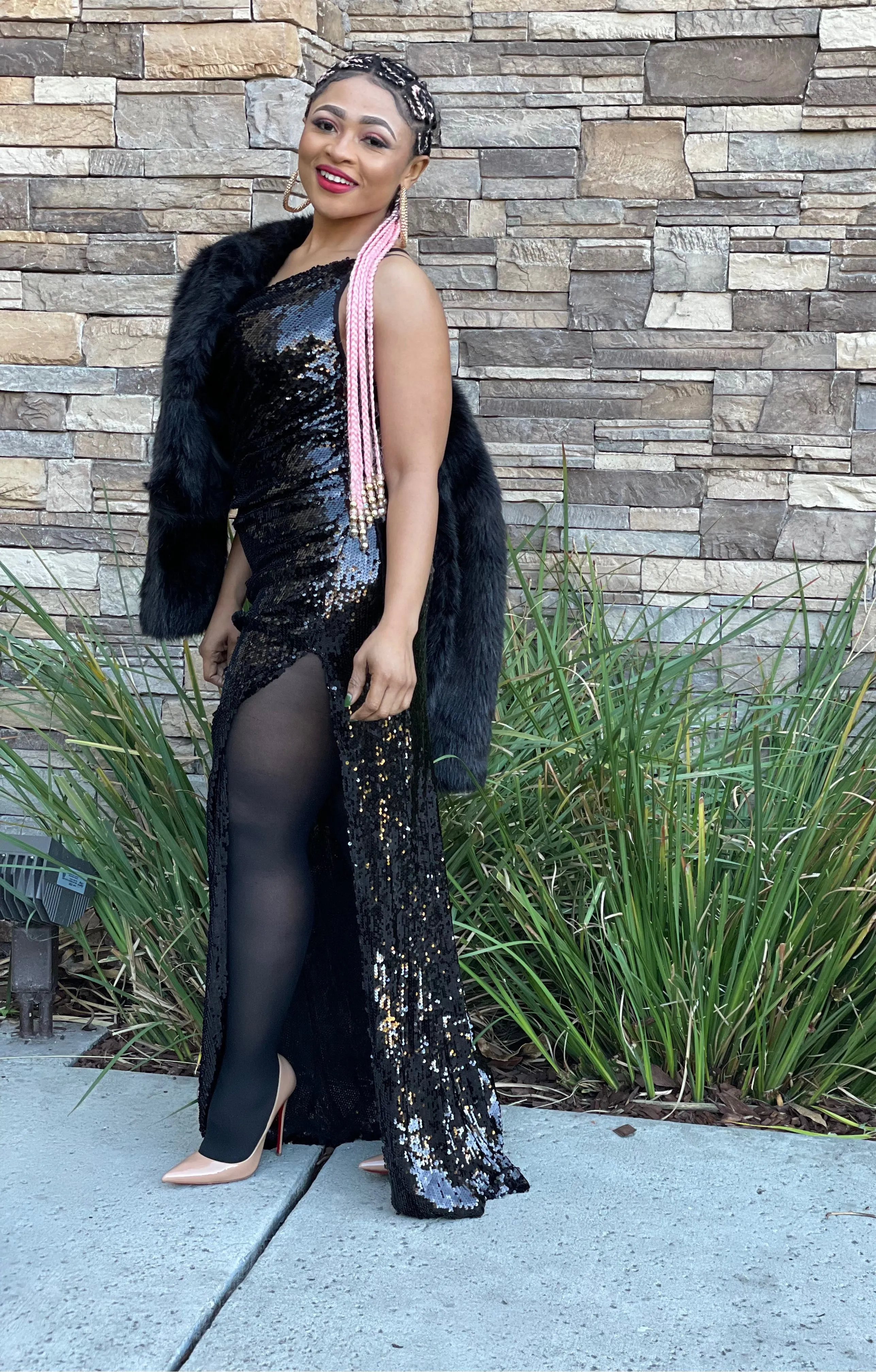 GLAMOR MAXI DRESS - HOEA41876