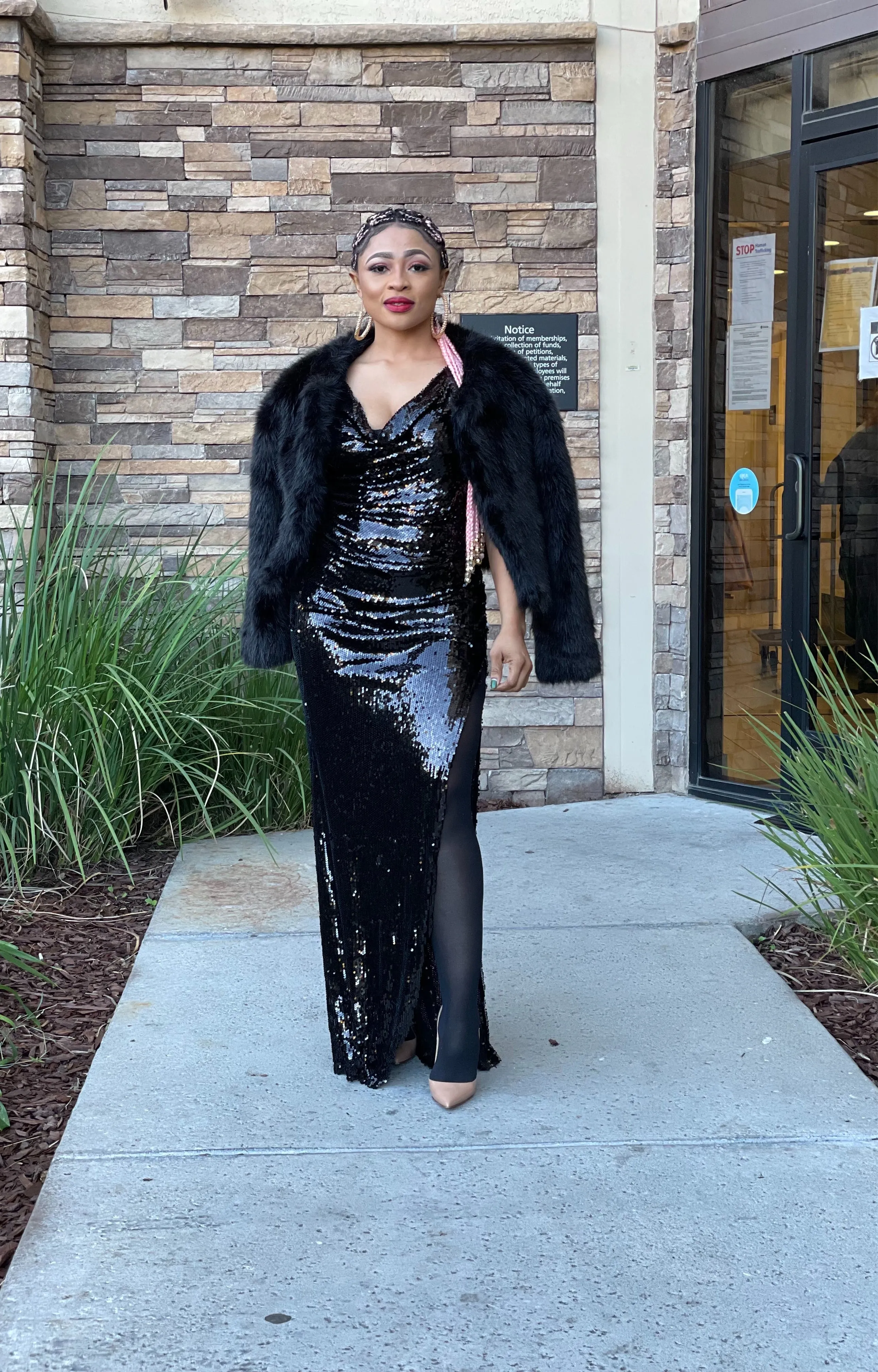 GLAMOR MAXI DRESS - HOEA41876