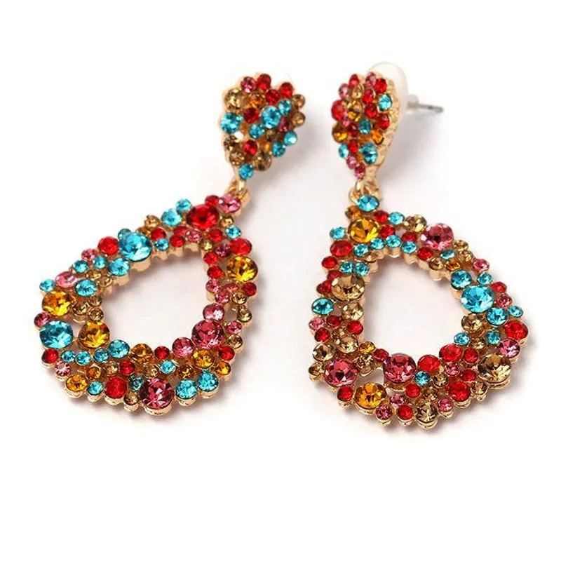 Glass Diamond Earrings