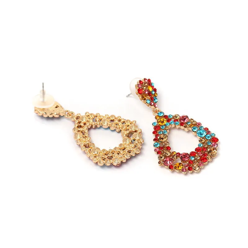 Glass Diamond Earrings